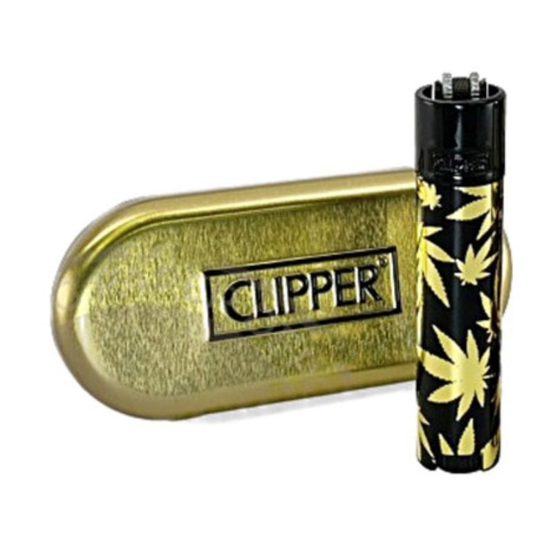 CLIPPER METALICO LEAVES GOLD 1